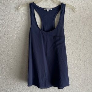 Collective Concepts Blue Women's Tank Top with Pocket